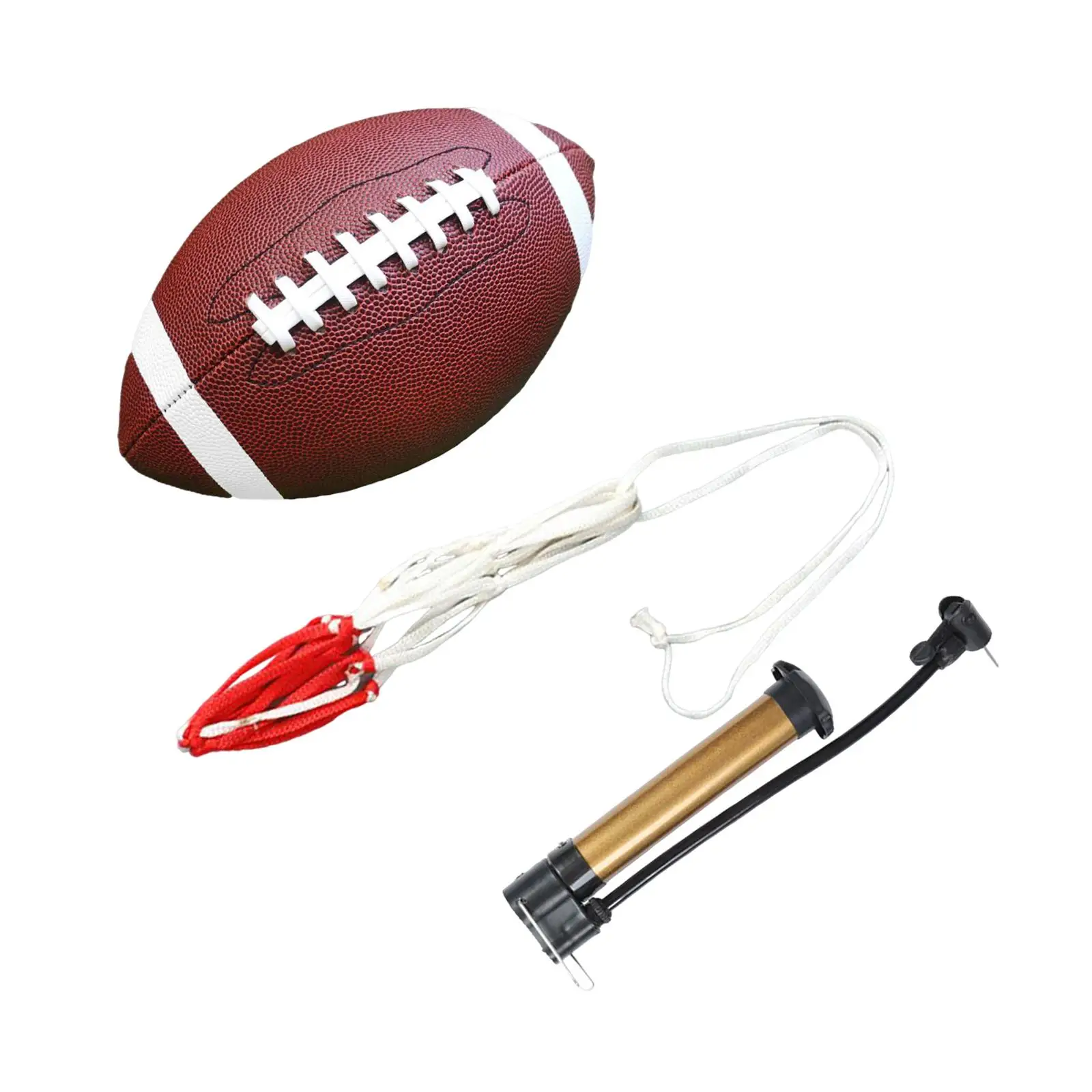 PU Leather Football, Rugby Ball, Recreational Play Ball, Competition Ball and Mesh Bag
PU Leather Football, Rugby Ball, Recreational Play Ball, Competition Ball and Mesh Bag