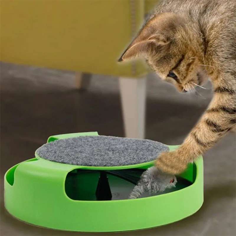 Cat Toy Catch The Mouse Motion Cat Funny Interactive Rotating Running Toy Grinding Claw Cat Turntable Self Hi Tease Cat Toy
Cat Toy Catch The Mouse Motion Cat Funny Interactive Rotating Running Toy Grinding Claw Cat Turntable Self Hi Tease Cat Toy