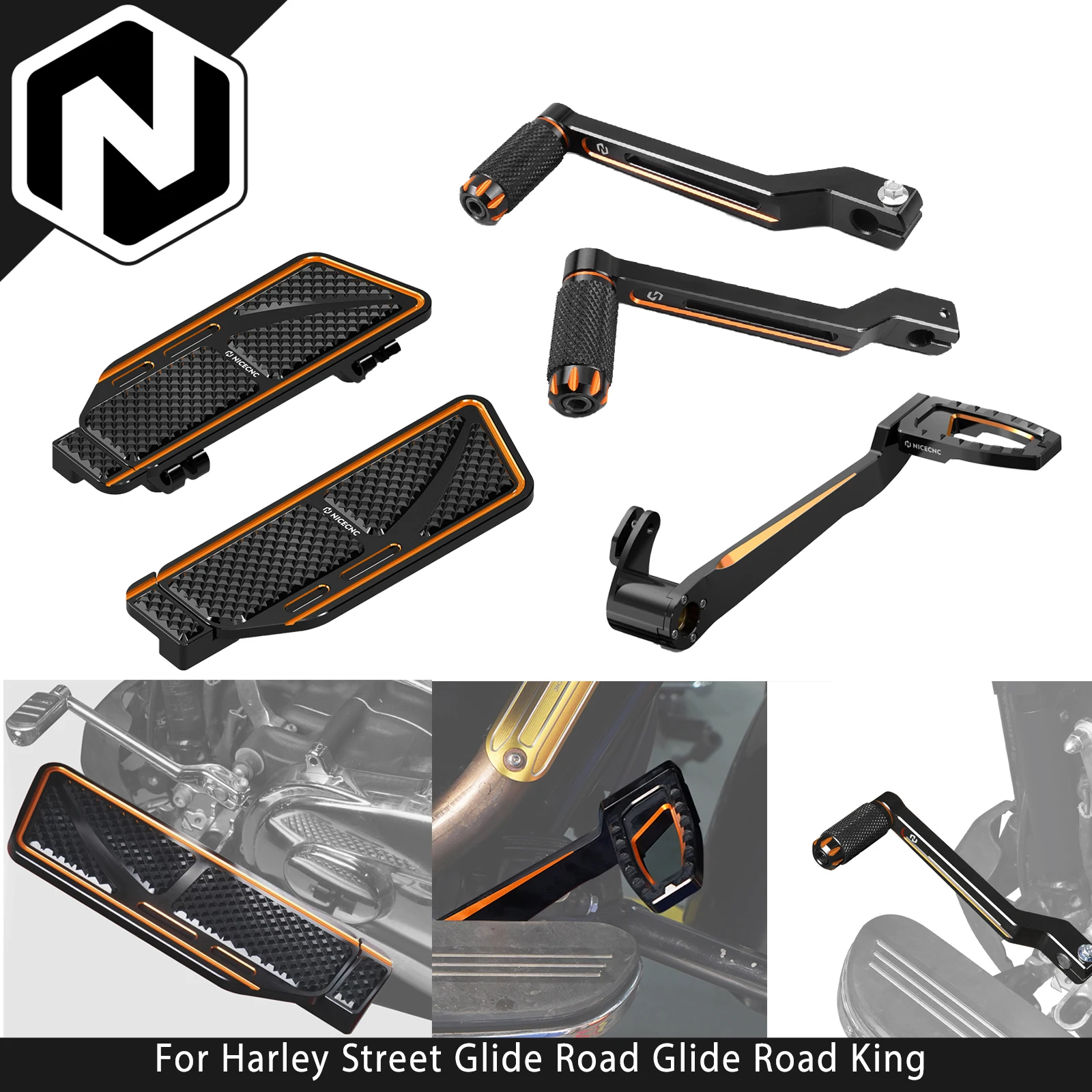 Rider Footboard Gear Shift Levers Rear Brake Lever Pedal For 17-23 Harley Street Glide FLHX /Special Road Glide FLTRX Road King
Rider Footboard Gear Shift Levers Rear Brake Lever Pedal For 17-23 Harley Street Glide FLHX /Special Road Glide FLTRX Road King