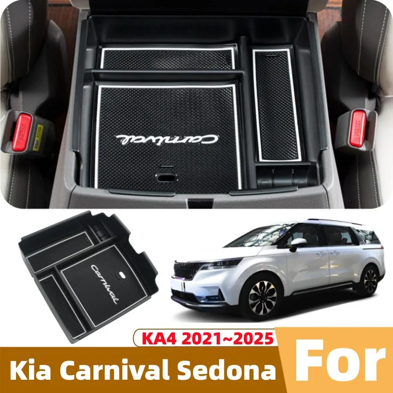 For Kia Carnival Sedona KA4 2021 2022 2023 2024 2025 1pc Car Interior Armrest Case Storage Box Sundries Tidying Tray Accessories
For Kia Carnival Sedona KA4 2021 2022 2023 2024 2025 1pc Car Interior Armrest Case Storage Box Sundries Tidying Tray Accessories
