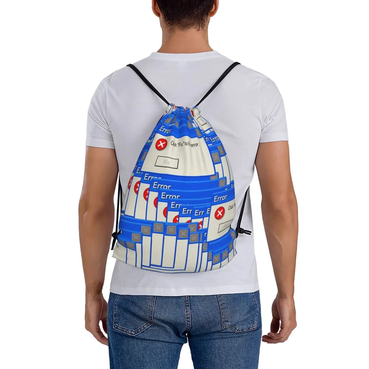 Windows Xp Error Tiled Backpacks Casual Drawstring Bundle Pocket Shoes Bag Book Bags for Man Woman Students
Windows Xp Error Tiled Backpacks Casual Drawstring Bundle Pocket Shoes Bag Book Bags for Man Woman Students
