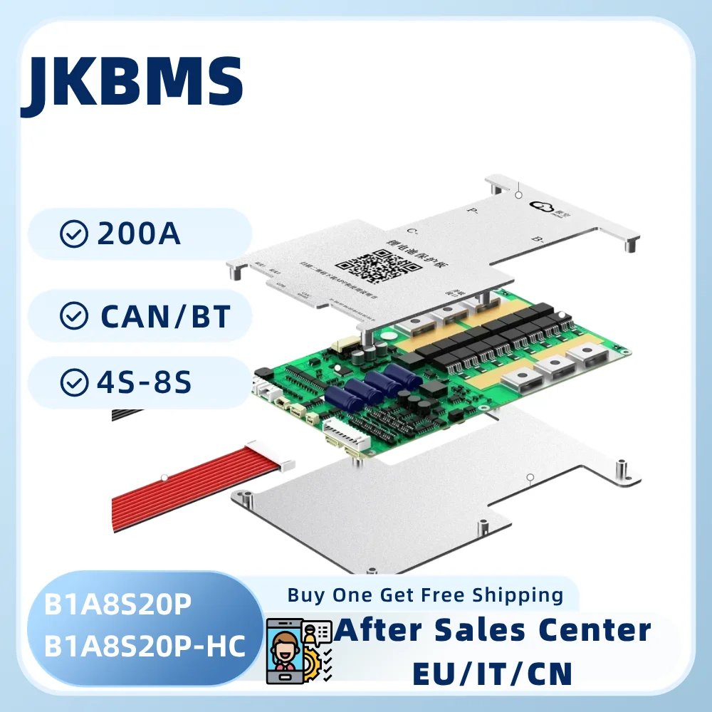 JKBMS SAMRT BMS B1A8S20P B1A8S20P-HC 4S 5S 6S 7S 8S 12V 24V BATTERY WITH 1A ACTIVE BALANCE HEAT FUNCTION ON SALE
JKBMS SAMRT BMS B1A8S20P B1A8S20P-HC 4S 5S 6S 7S 8S 12V 24V BATTERY WITH 1A ACTIVE BALANCE HEAT FUNCTION ON SALE