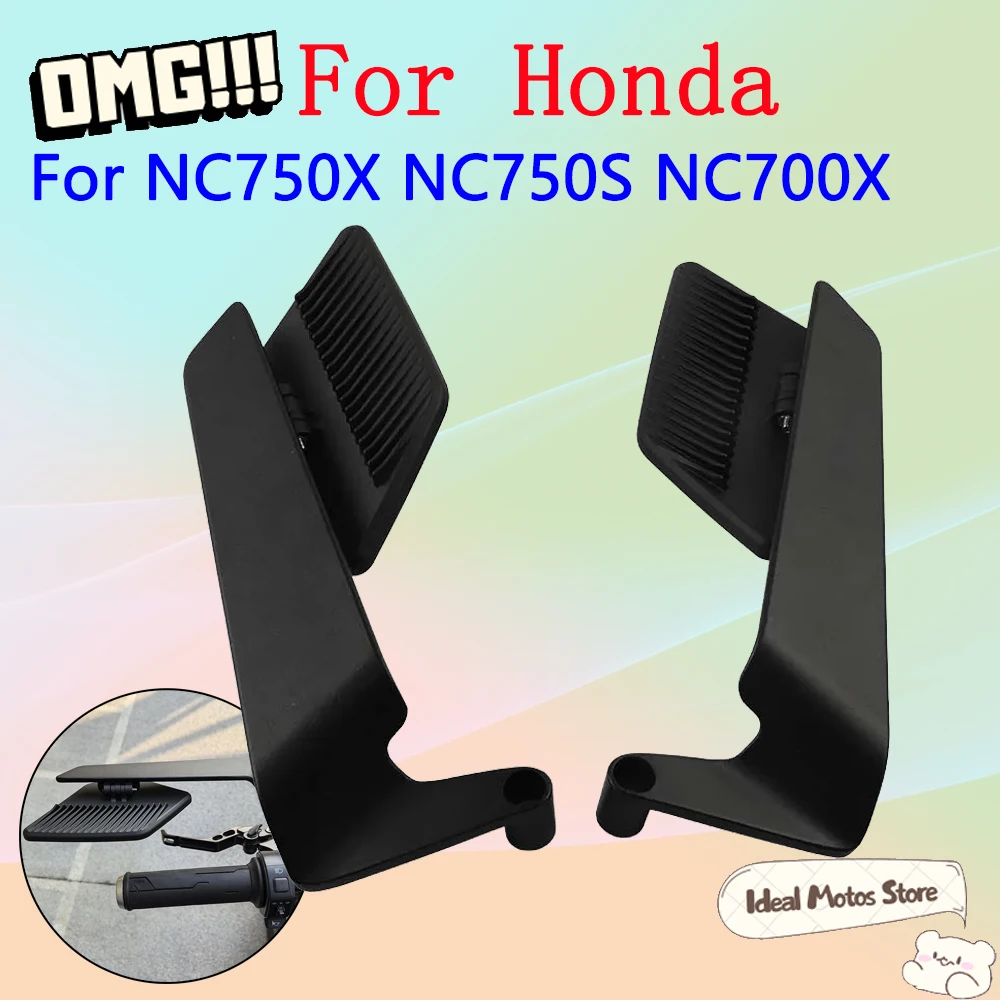 Rearview Mirrors Stealth Wind Wing Mirror Rotate Side View Mirrors For Honda NC750X NC750S NC700X NC700S NC700 NC750 Accessories 
Rearview Mirrors Stealth Wind Wing Mirror Rotate Side View Mirrors For Honda NC750X NC750S NC700X NC700S NC700 NC750 Accessories