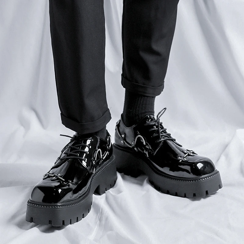 Men Spring Summer New Niche Thick Soled Derby Shoes Height Increasing Anti Slip Personalized Trendy High-end Business Dress Shoe
Men Spring Summer New Niche Thick Soled Derby Shoes Height Increasing Anti Slip Personalized Trendy High-end Business Dress Shoe