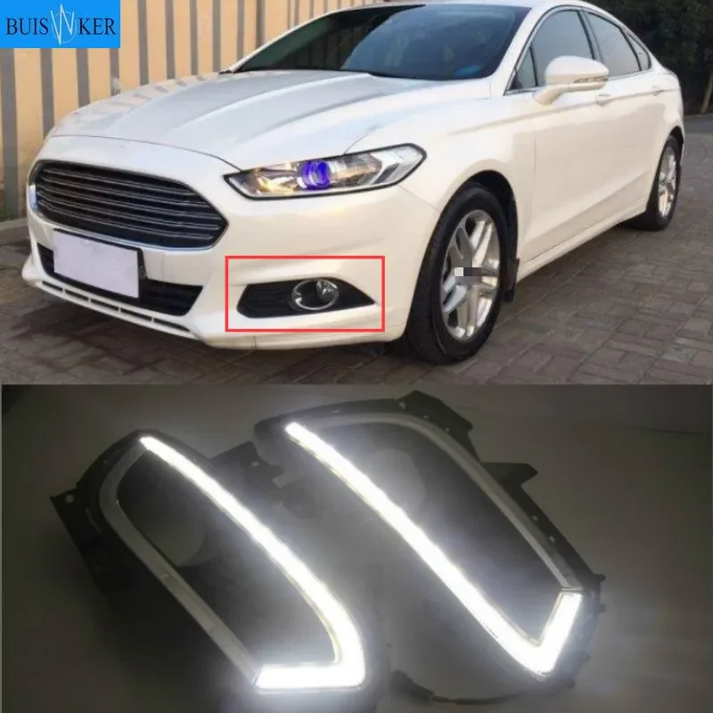 2Pcs For Ford Mondeo Fusion 2013 2014 2015 2016 LED DRL Daytime Running Lights LED Daylight Fog light waterproof
2Pcs For Ford Mondeo Fusion 2013 2014 2015 2016 LED DRL Daytime Running Lights LED Daylight Fog light waterproof