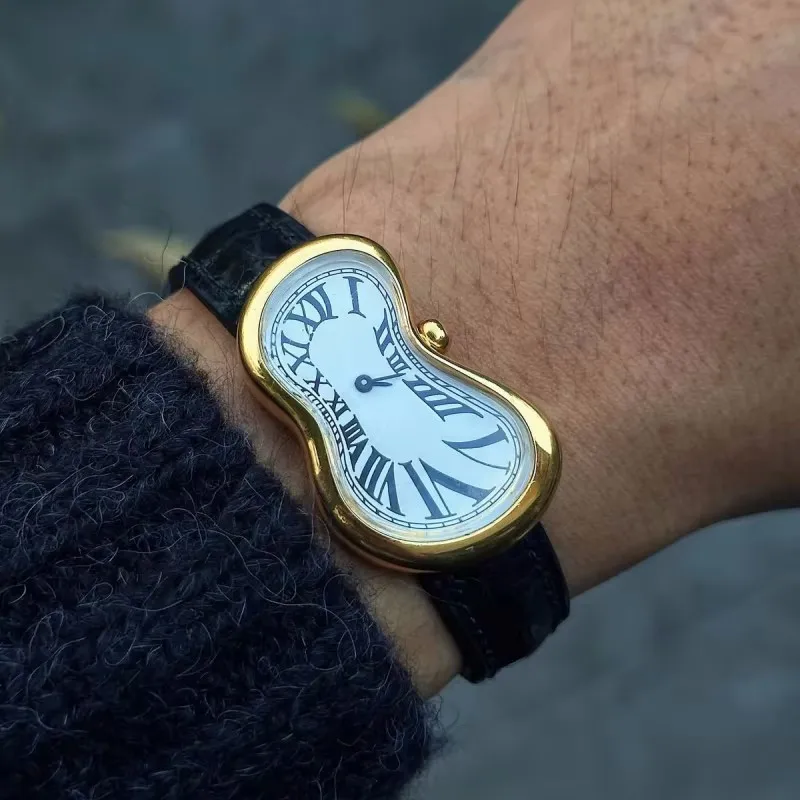 Medieval Crash Creative Melting Twisted Watch High Quality Genuine Leather Watch For Men Luxurious Sapphire Glass Men's Watch
Medieval Crash Creative Melting Twisted Watch High Quality Genuine Leather Watch For Men Luxurious Sapphire Glass Men's Watch