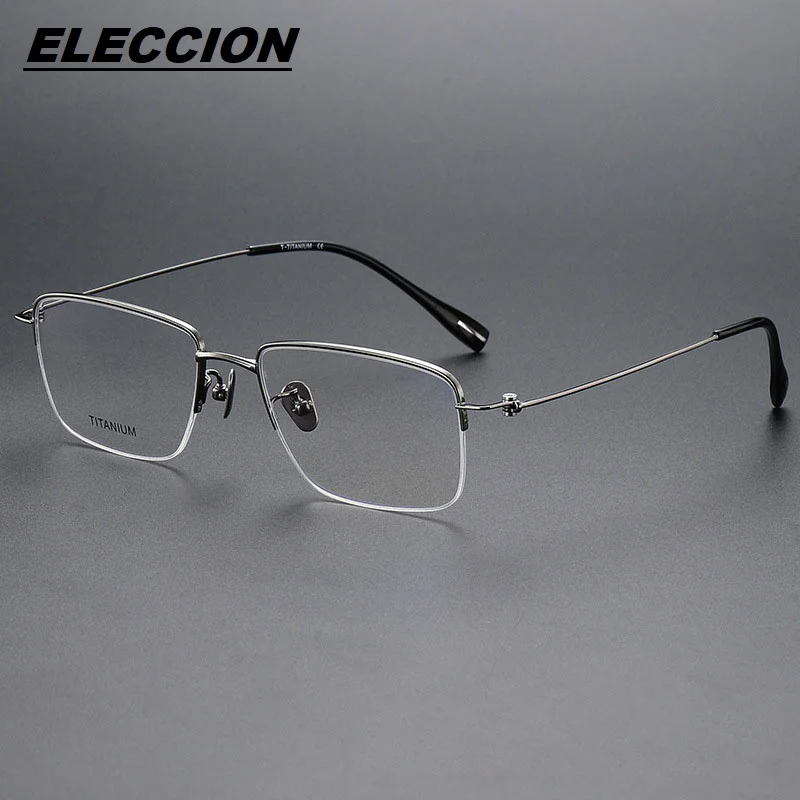 ELECCION Titanium Ultralight Eyeglass Frames Men Luxury Fashion Myopia Eyewear Unisex Optics Glasses Frame for Adults 80917
ELECCION Titanium Ultralight Eyeglass Frames Men Luxury Fashion Myopia Eyewear Unisex Optics Glasses Frame for Adults 80917