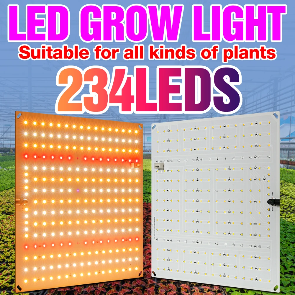 LED Grow Light Full Spectrum Plant Lamp Indoor Flower Hydroponics Greenhouse Tent Vegetable Cultivation Quantum Board AC100-277V
LED Grow Light Full Spectrum Plant Lamp Indoor Flower Hydroponics Greenhouse Tent Vegetable Cultivation Quantum Board AC100-277V