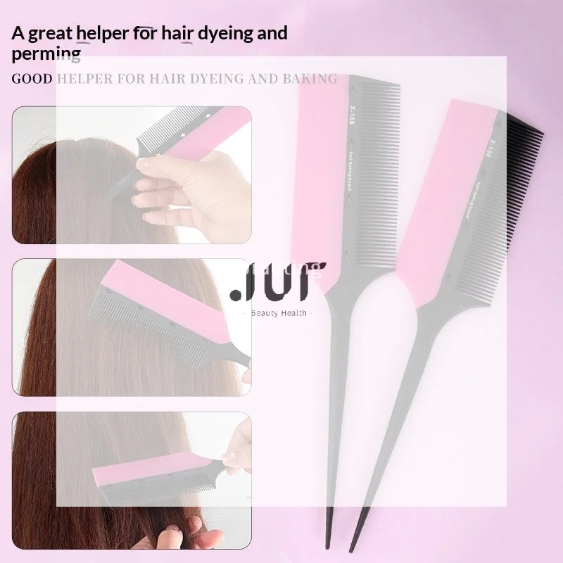 1Pcs Salon Gradient Coloring Tool 2 In 1 Hair Dye Brush Comb Set For Precise Highlights Fine Tooth Styling
1Pcs Salon Gradient Coloring Tool 2 In 1 Hair Dye Brush Comb Set For Precise Highlights Fine Tooth Styling