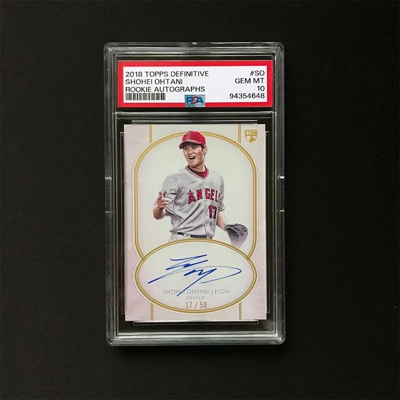 2018 Shohei Ohtani Rookie Signature RC Replica Self-made Card Printed Signature Rating Card Collection
2018 Shohei Ohtani Rookie Signature RC Replica Self-made Card Printed Signature Rating Card Collection