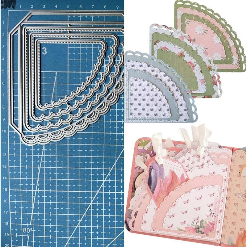 Nesting Corner Pocket Metal Cutting Dies Scrapbooking Embossing Paper Card Craft
Nesting Corner Pocket Metal Cutting Dies Scrapbooking Embossing Paper Card Craft