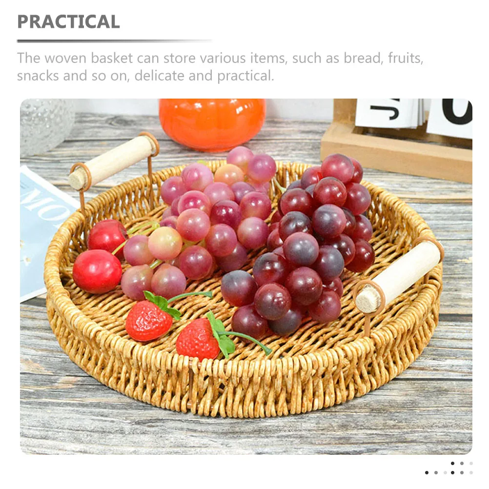 Wicker Snack Basket Fruit Bowls Wooden PP Material Natural Design Storage Baskets for Kitchen Home Decoration Gift
Wicker Snack Basket Fruit Bowls Wooden PP Material Natural Design Storage Baskets for Kitchen Home Decoration Gift