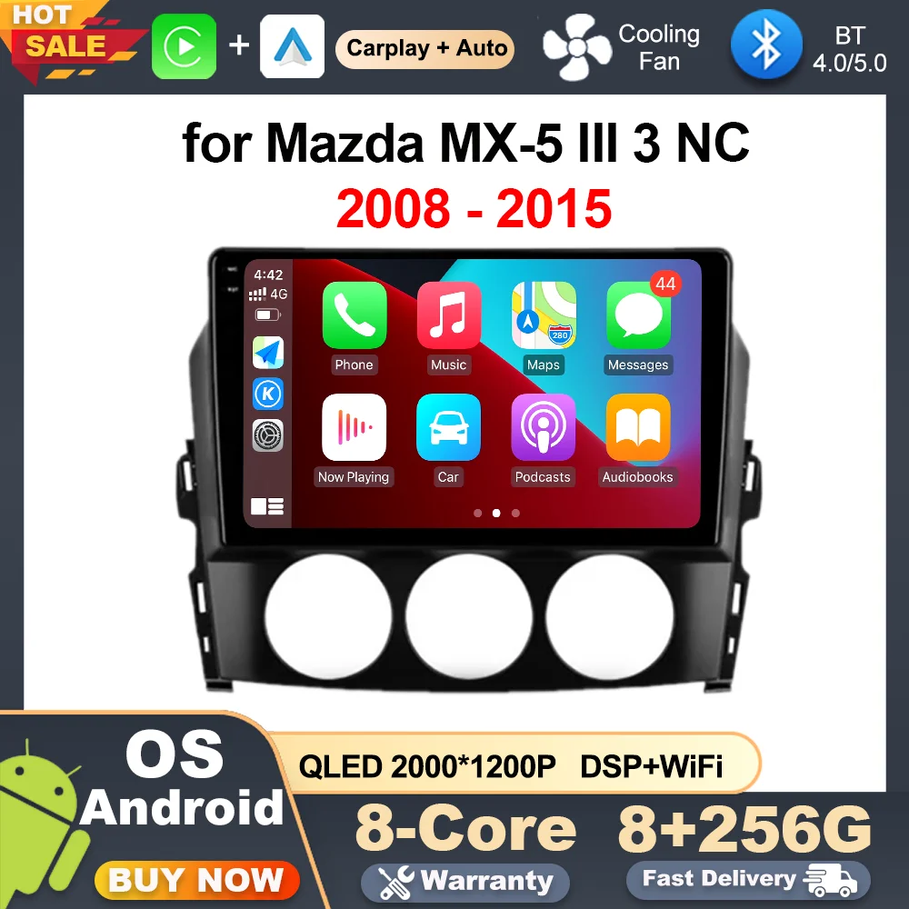 Android Intelligent System Navigation GPS for Mazda MX-5 III 3 NC 2008 - 2015 2.5 D IPS Touch Screen Car Radio Multimedia Player
Android Intelligent System Navigation GPS for Mazda MX-5 III 3 NC 2008 - 2015 2.5 D IPS Touch Screen Car Radio Multimedia Player