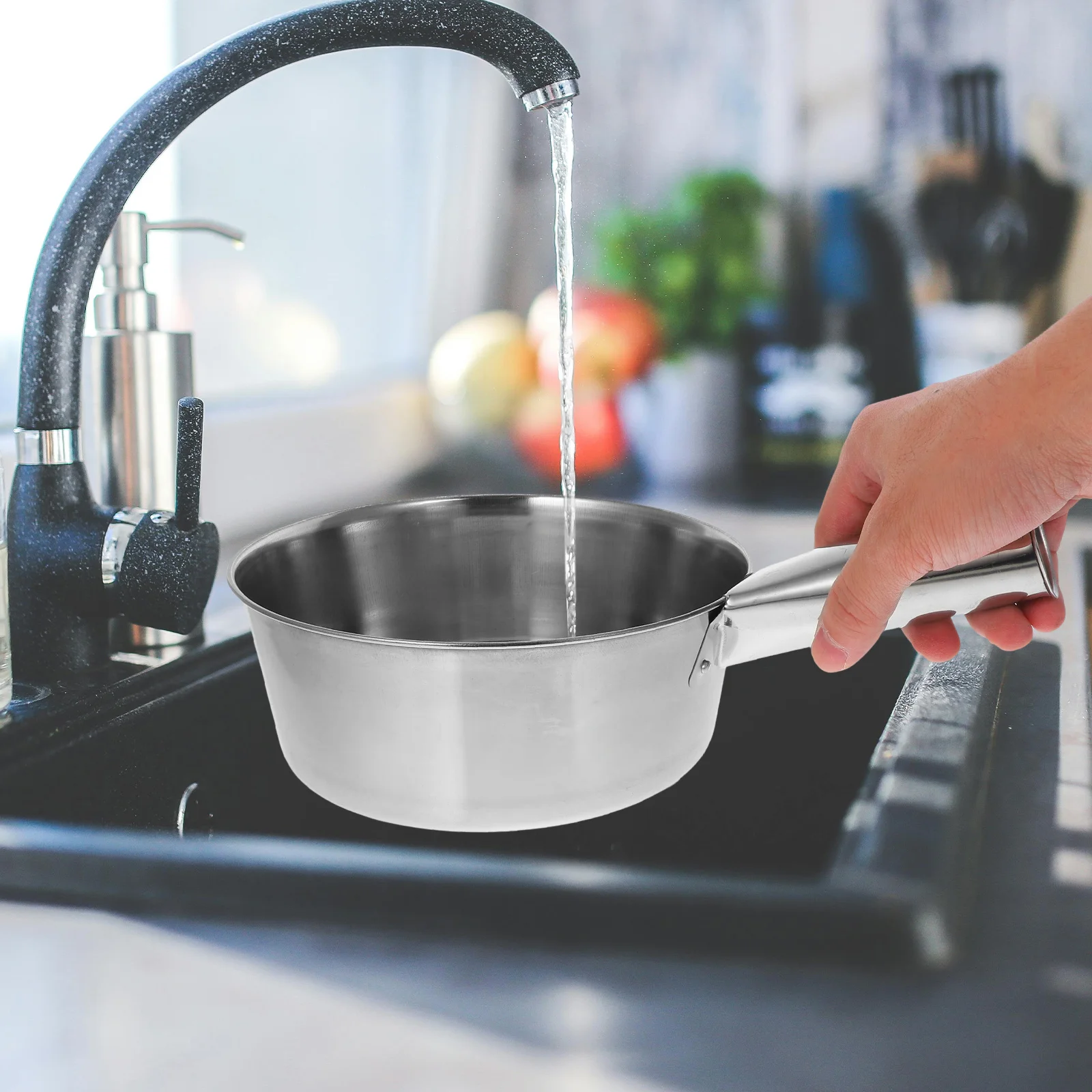 Stainless Steel Water Ladle Long Handle Scoop Sturdy Replacement Thickened Spoon Cooking
Stainless Steel Water Ladle Long Handle Scoop Sturdy Replacement Thickened Spoon Cooking