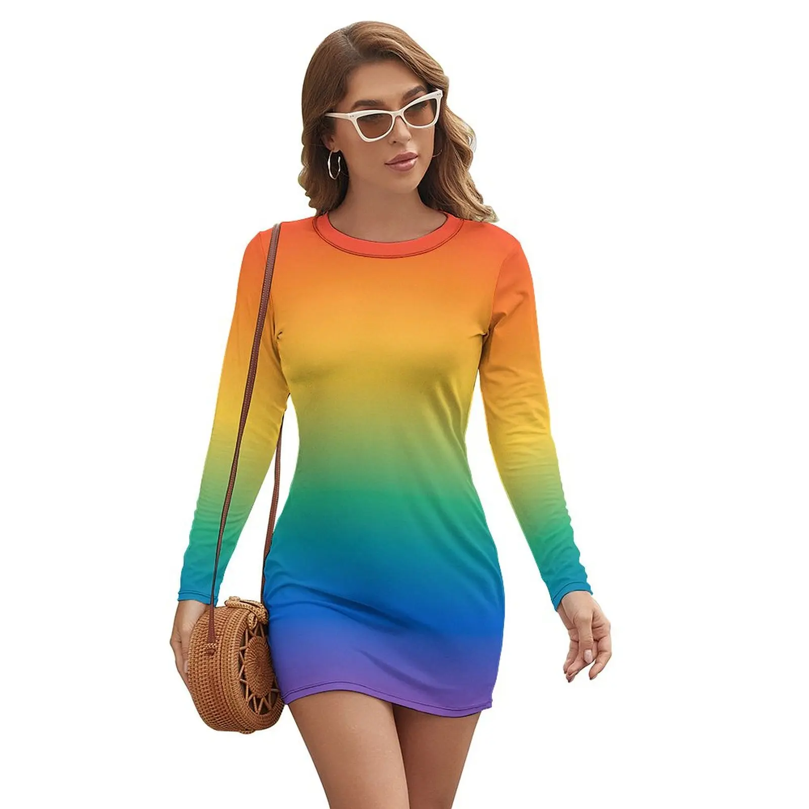 LGBT Flag Gradient Long-sleeved Dress summer dress for women 2024 Female clothing dress summer 2024 women
LGBT Flag Gradient Long-sleeved Dress summer dress for women 2024 Female clothing dress summer 2024 women