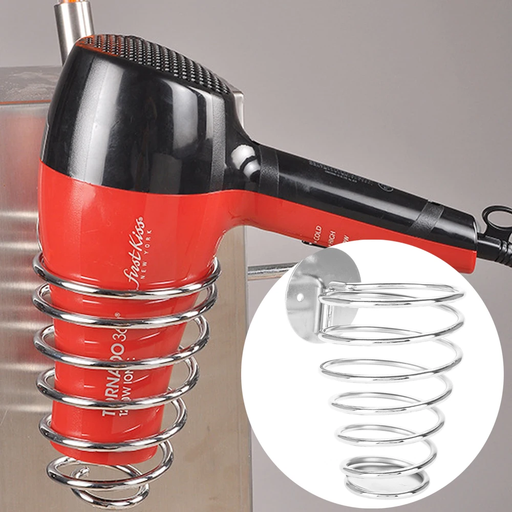 Настенный держатель для фена из нержавеющей стали в форме спирали, полка для хранения в ванной комнате
Настенный держатель для фена из нержавеющей стали в форме спирали, полка для хранения в ванной комнате