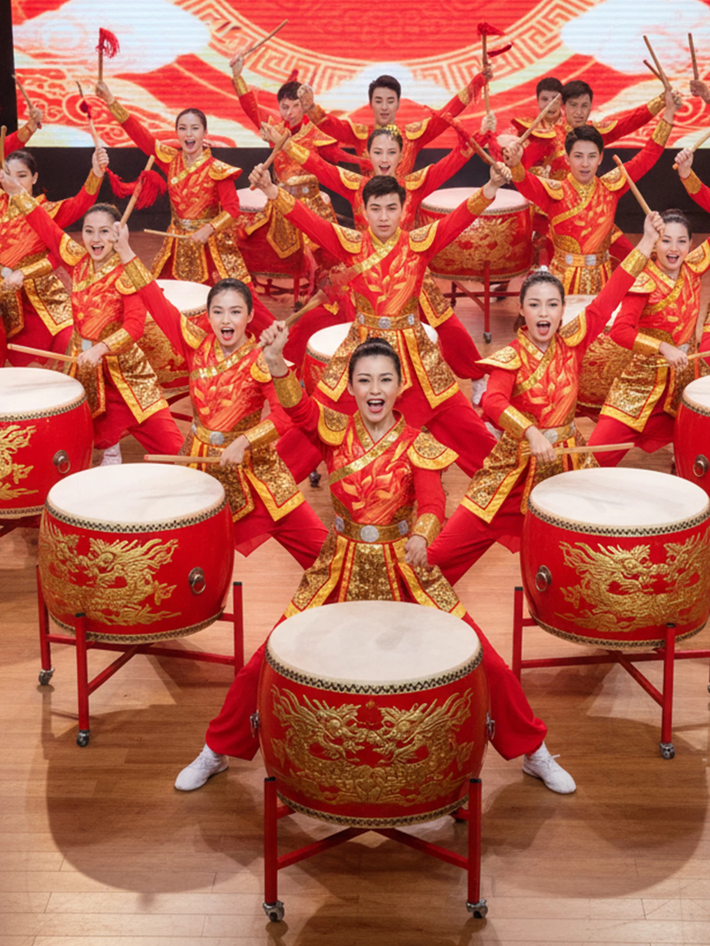 Adult Men Women New 2026 Performance Costume Drum Dance Waist Drum Gong Drum Dragon Beat Large Drum Festive Outfit Tewnjerll
Adult Men Women New 2026 Performance Costume Drum Dance Waist Drum Gong Drum Dragon Beat Large Drum Festive Outfit Tewnjerll
