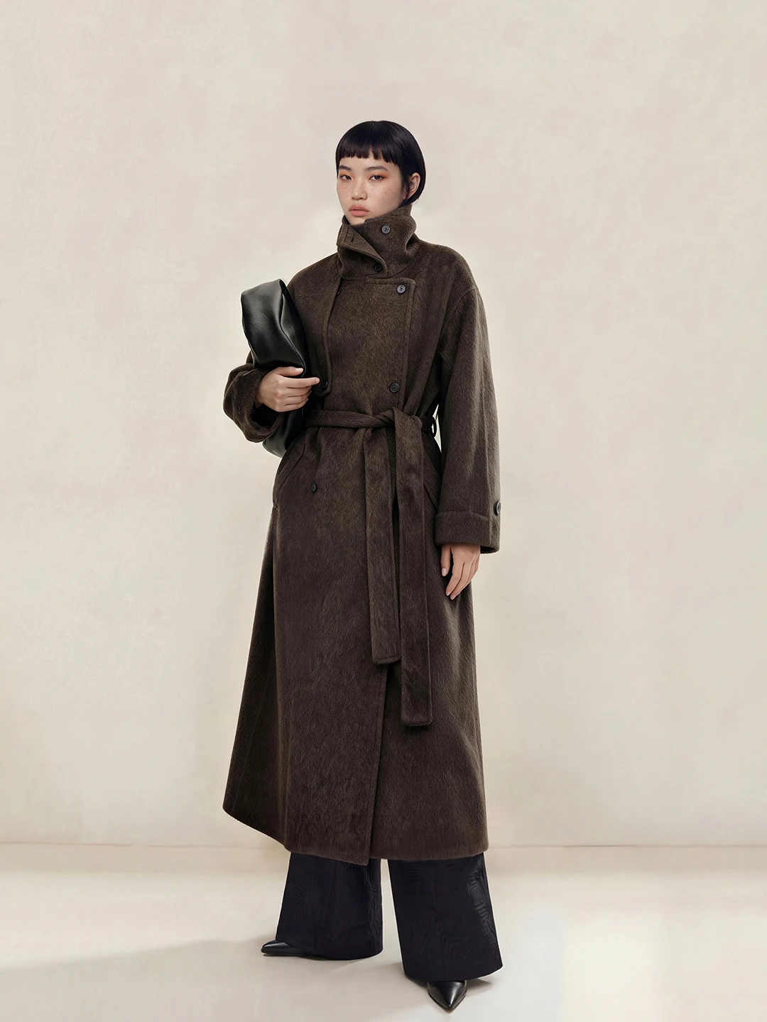 Youlin коврик, двустороннее шерстяное пальто, женское длинное пальто с поясом и застежкой на талии, верхняя одежда, повседневная одежда для поездок на работу
Youlin коврик, двустороннее шерстяное пальто, женское длинное пальто с поясом и застежкой на талии, верхняя одежда, повседневная одежда для поездок на работу