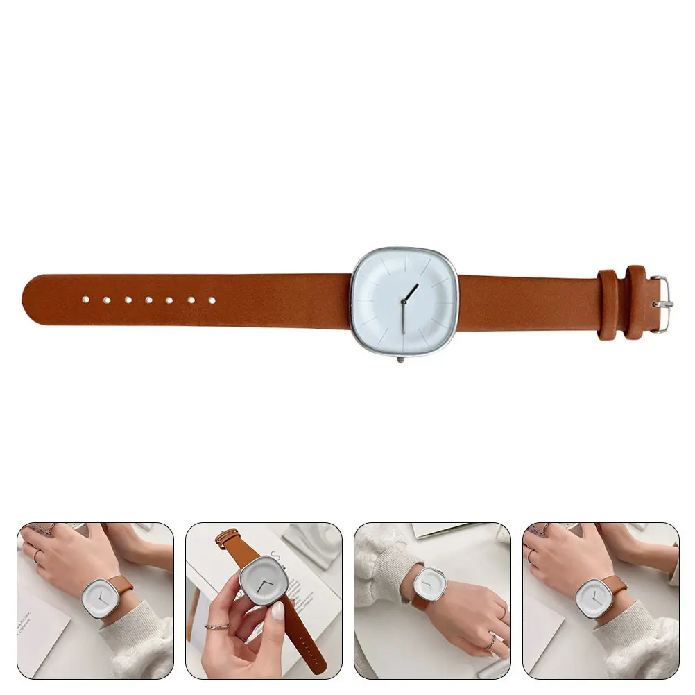 Stylish Women Watch Simple Design White Dial Exquisite Wrist Watch for School Office Daily Wear Fashionable Decorative Timepiece
Stylish Women Watch Simple Design White Dial Exquisite Wrist Watch for School Office Daily Wear Fashionable Decorative Timepiece