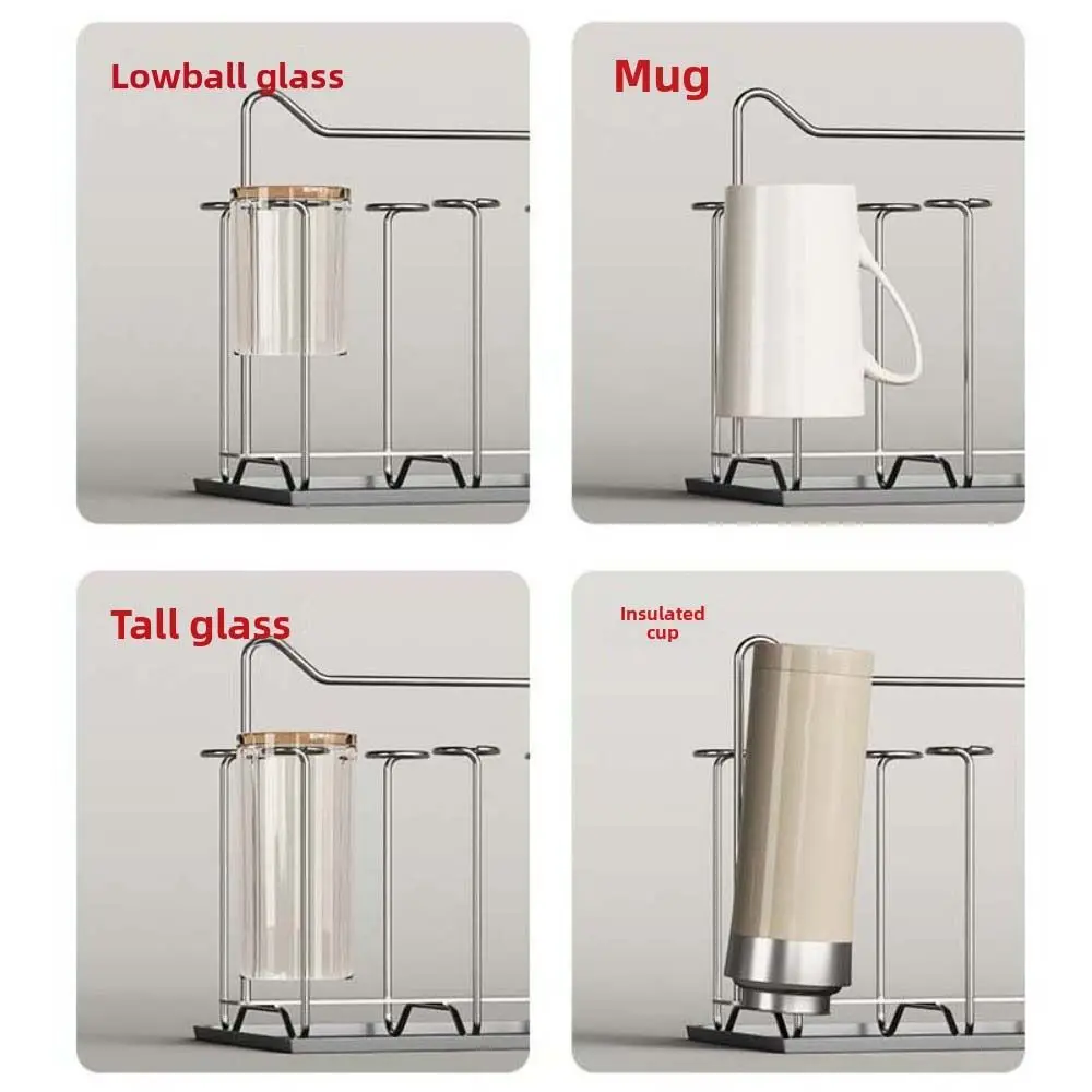 Сушилка для стаканов из нержавеющей стали, переворачивающаяся, большой емкости, держатель для стаканов, аксессуары для хранения, экономия места
Сушилка для стаканов из нержавеющей стали, переворачивающаяся, большой емкости, держатель для стаканов, аксессуары для хранения, экономия места