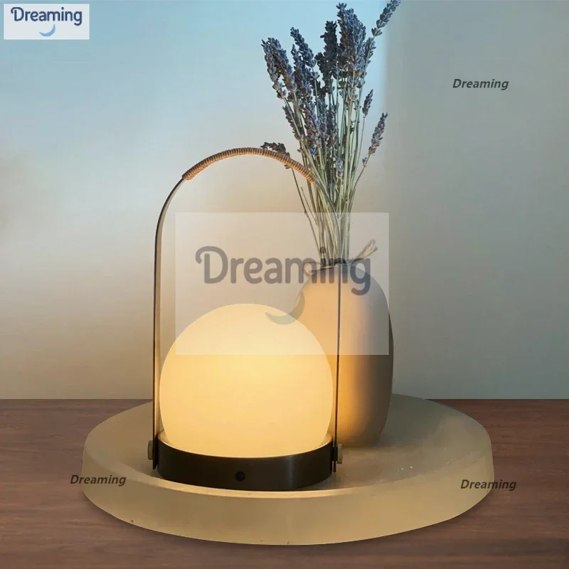 Danish desk lamp bedroom bedside ins designer girl wall hanging living room charging outdoor camping portable lantern
Danish desk lamp bedroom bedside ins designer girl wall hanging living room charging outdoor camping portable lantern