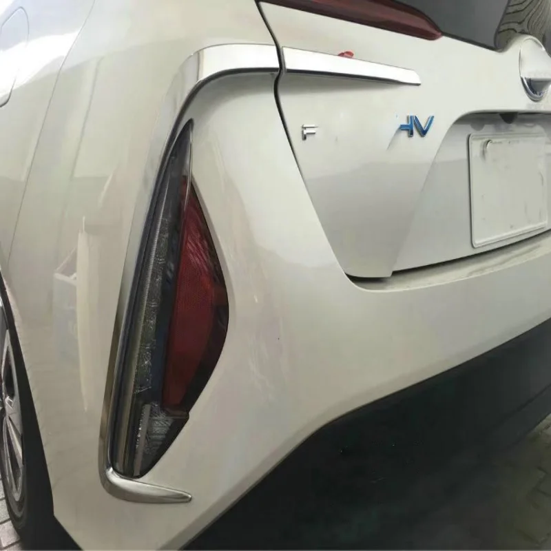 For Toyota Prius Prime PHV 2017 2018 ABS Chrome rear Fog Light Foglight Lamp Cover Trim Foglamp Reflector strip sticker
For Toyota Prius Prime PHV 2017 2018 ABS Chrome rear Fog Light Foglight Lamp Cover Trim Foglamp Reflector strip sticker