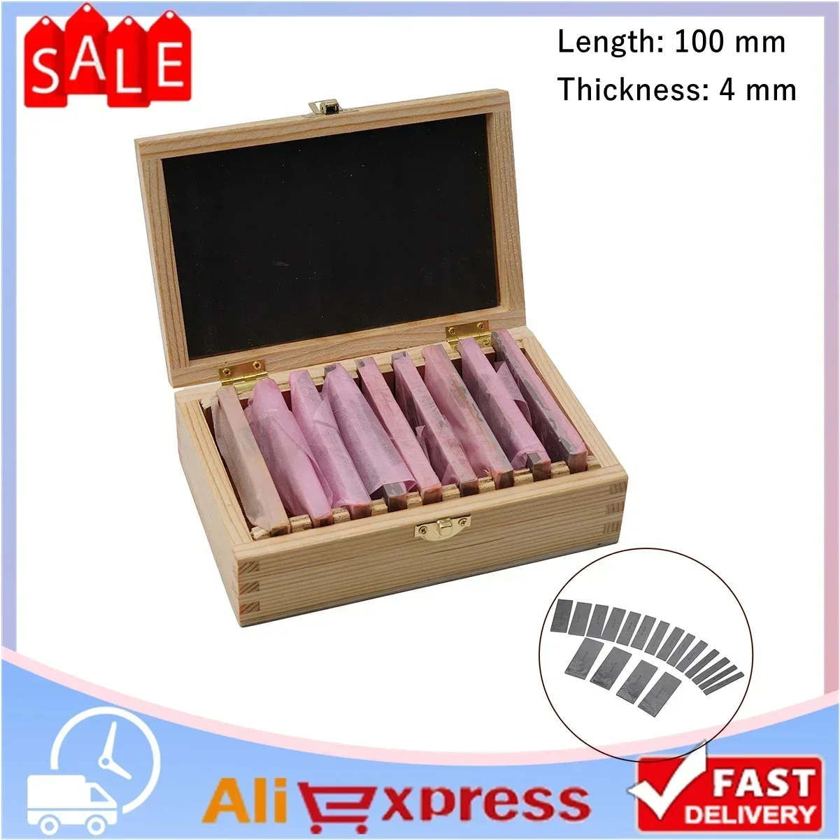 9Pairs 18Pcs High- For Precision Parallel Pad Gauge Block CNC Milling For Pads For Milling Machines And Lathes Parallel Pads
9Pairs 18Pcs High- For Precision Parallel Pad Gauge Block CNC Milling For Pads For Milling Machines And Lathes Parallel Pads