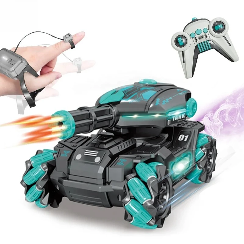 Tank Water Shooting Spray Stunt Light Music Car Toy Dual Remote Control Battle Tank
Tank Water Shooting Spray Stunt Light Music Car Toy Dual Remote Control Battle Tank