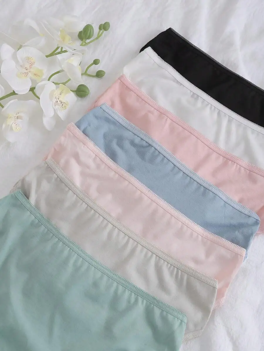 7pcs Seamless Triangle Cut Panties With Bowknot For Women
7pcs Seamless Triangle Cut Panties With Bowknot For Women