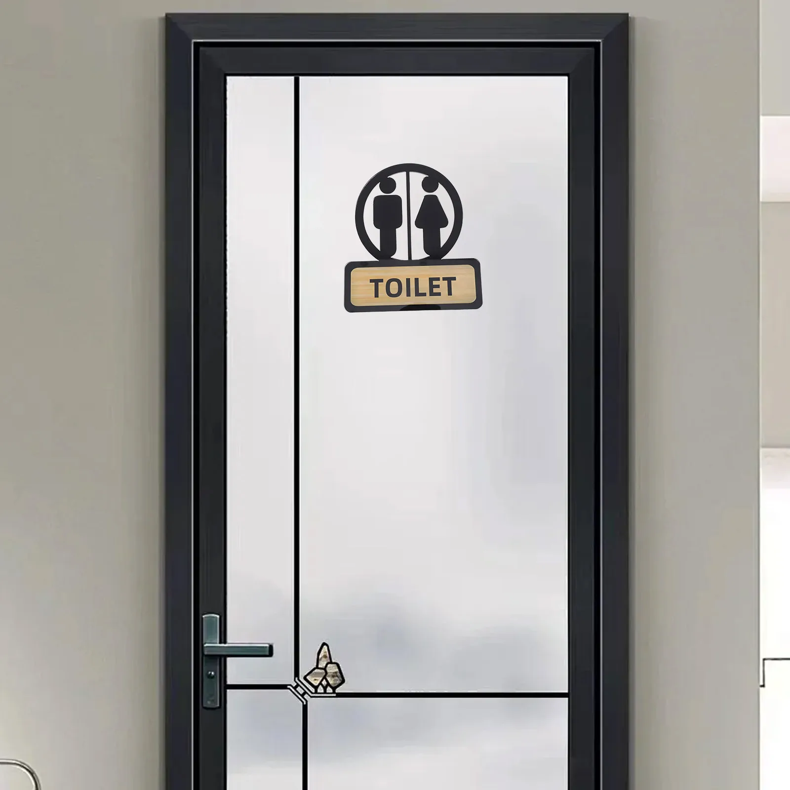 Restroom Identification Signs in Acrylic - Strong Adhesive Toilet Sign for - Office Hotel Washroom Use
Restroom Identification Signs in Acrylic - Strong Adhesive Toilet Sign for - Office Hotel Washroom Use