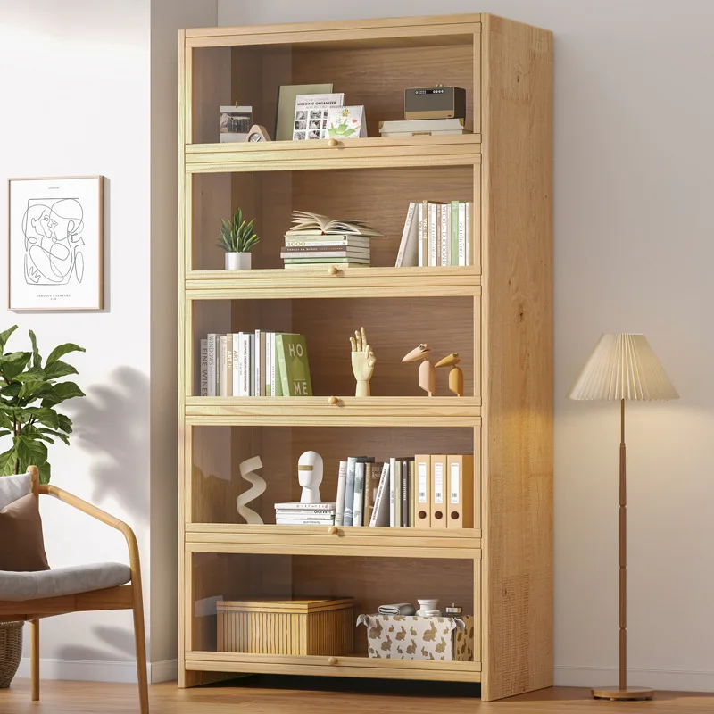 All solid wood bookshelf Floor shelf Dust cabinet Storage Children's living room Storage Students against the wall Home bookcase
All solid wood bookshelf Floor shelf Dust cabinet Storage Children's living room Storage Students against the wall Home bookcase