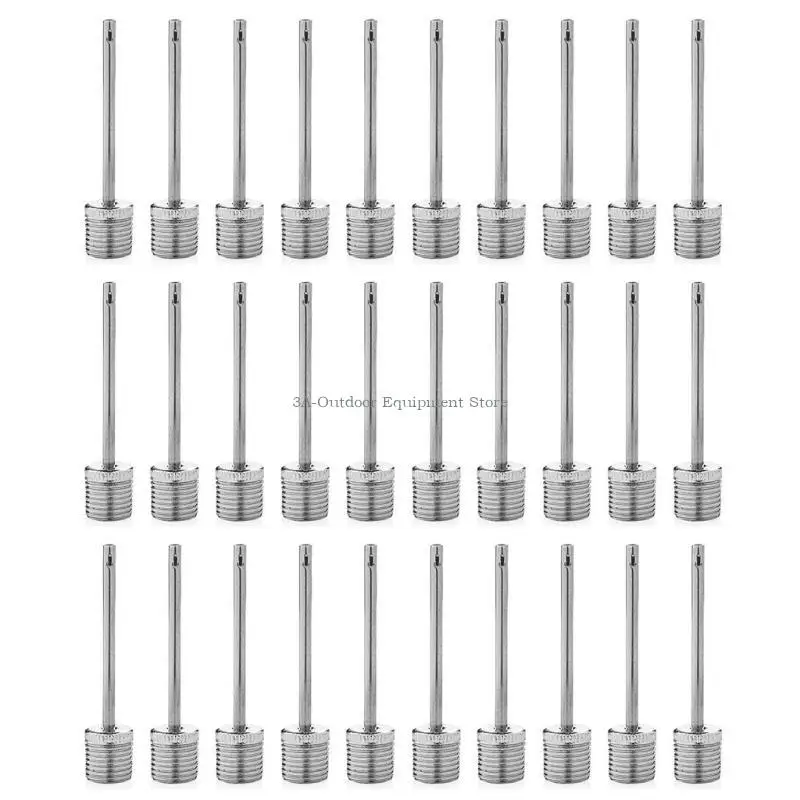 30 Pcs Stainless Steel Airs Needle Two-Port Air Inflation Needle for Football Basketball Soccer Ball Volleyball 
30 Pcs Stainless Steel Airs Needle Two-Port Air Inflation Needle for Football Basketball Soccer Ball Volleyball