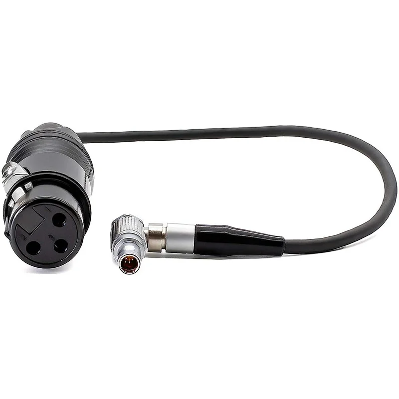 Кабель аудио 3-контактный XLR (гнездо) - 5-контактный XLR (штекер) с угловым разъемом Push-Pull 0B для камеры ARRI Alexa Mini LF
Кабель аудио 3-контактный XLR (гнездо) - 5-контактный XLR (штекер) с угловым разъемом Push-Pull 0B для камеры ARRI Alexa Mini LF
