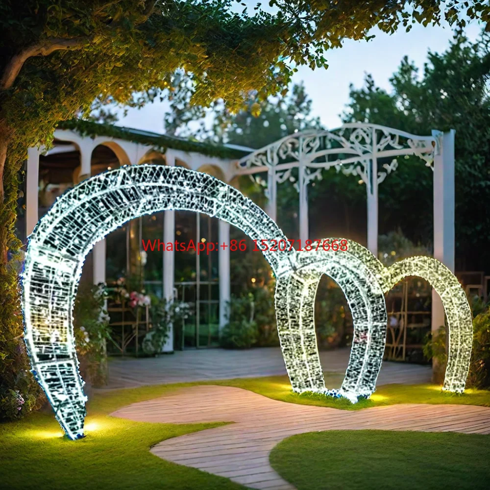 Red LED Heart Love Arch Frame Motif Light Novelty Wedding Event Favors Decoration Indoor/Outdoor Application Metallic Material
Red LED Heart Love Arch Frame Motif Light Novelty Wedding Event Favors Decoration Indoor/Outdoor Application Metallic Material