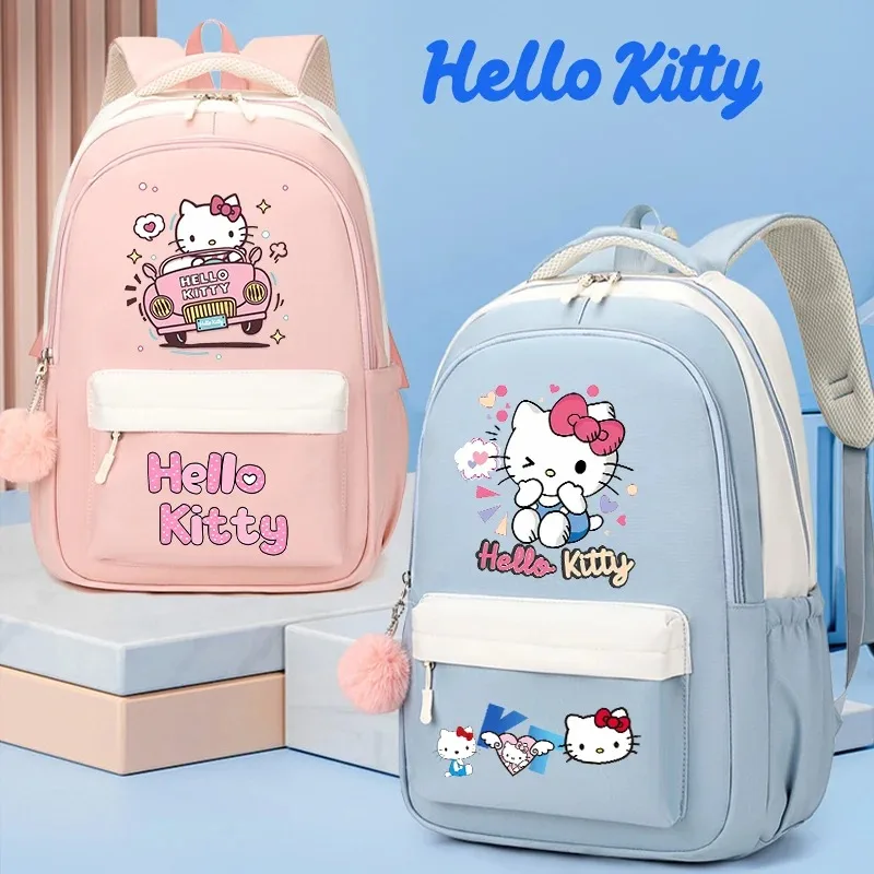 Hello Kitty Students Cute Backpack Cartoon Anime Large Capacity Schoolbag Unisex Fashion Backpacks Back To School Party Gifts
Hello Kitty Students Cute Backpack Cartoon Anime Large Capacity Schoolbag Unisex Fashion Backpacks Back To School Party Gifts