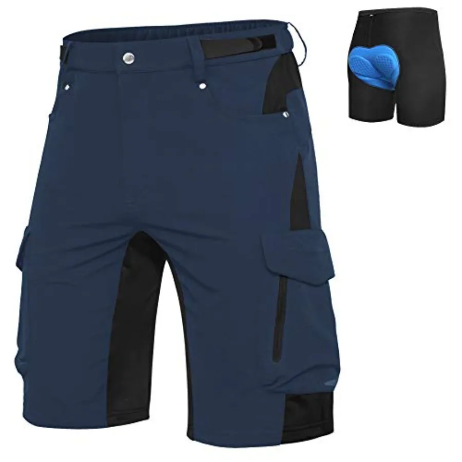 Ally Mens Mountain Bike Shorts 4D Padded Bike Shorts Baggy Cycling Biking Bicycle Biker Shorts Loose-fit with 6 Pockets
Ally Mens Mountain Bike Shorts 4D Padded Bike Shorts Baggy Cycling Biking Bicycle Biker Shorts Loose-fit with 6 Pockets