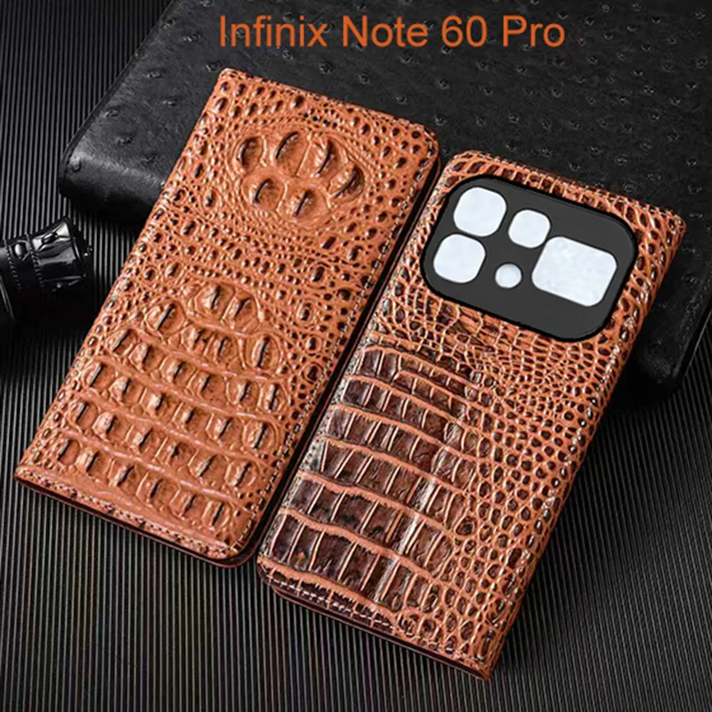 Crocodile Claw Genuine Leather Flip Case For Infinix Note 50 60 Pro Plus Phone Cover Card Cases Scratch Proof
Crocodile Claw Genuine Leather Flip Case For Infinix Note 50 60 Pro Plus Phone Cover Card Cases Scratch Proof