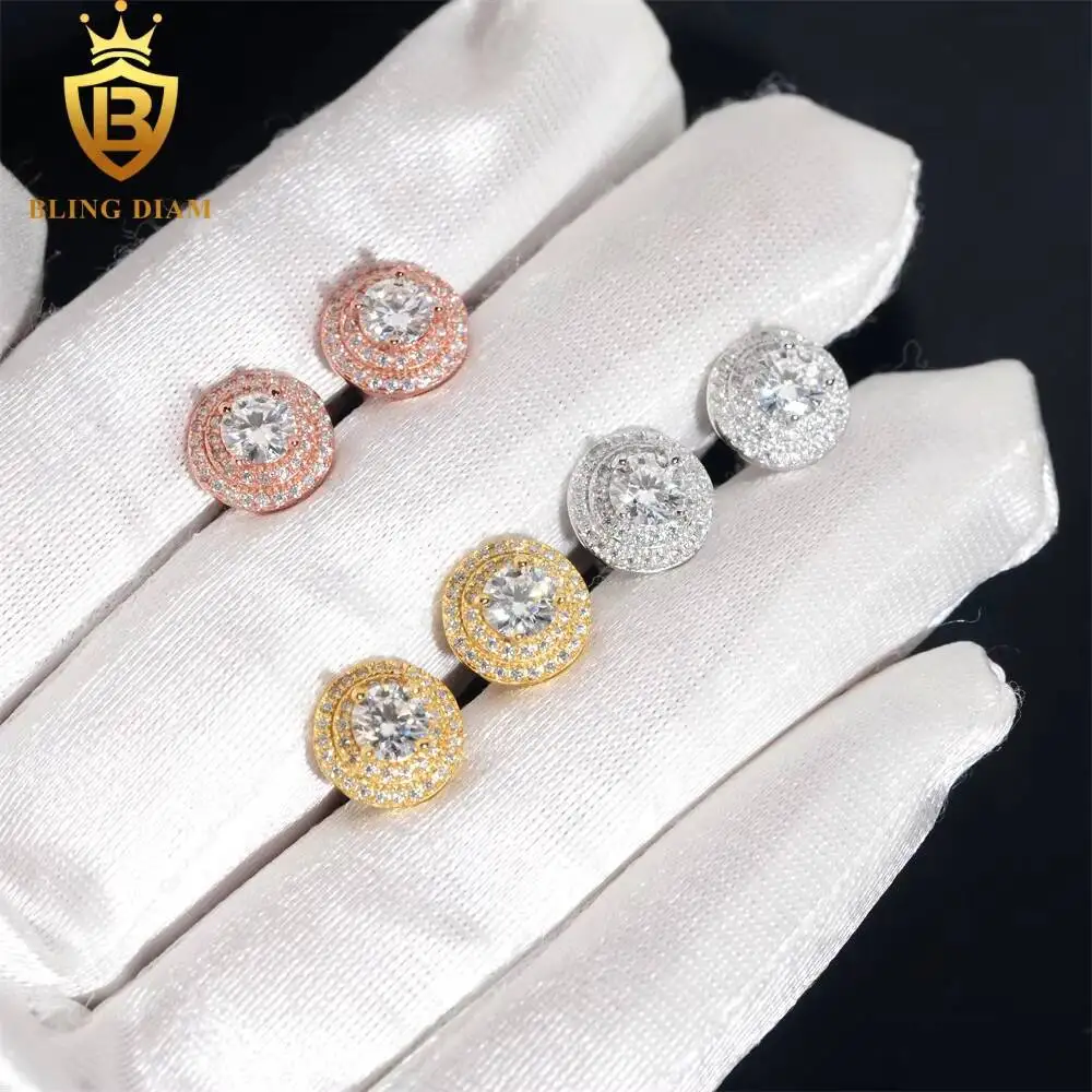 USA Stock New Arrivals 925 Silver Earrings Iced Out Vvs Moissanite Earring Diamond Fine Jewelry Earring Men Women
USA Stock New Arrivals 925 Silver Earrings Iced Out Vvs Moissanite Earring Diamond Fine Jewelry Earring Men Women