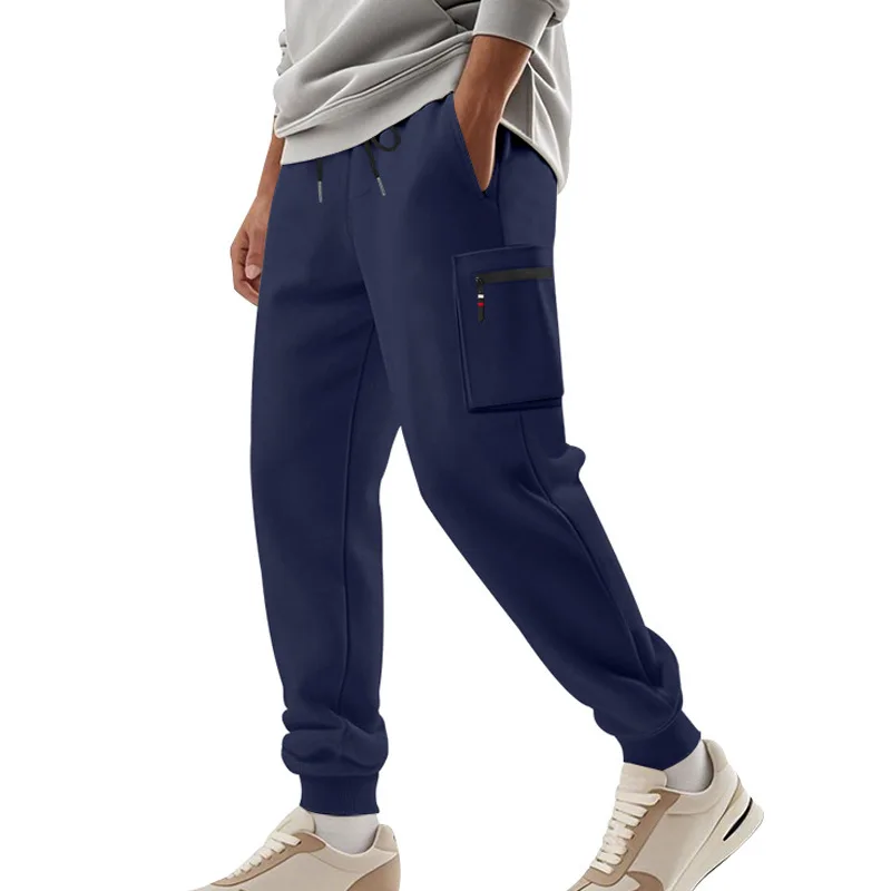 High Waist Elastic Solid Color Pants for Men's Summer Sports Multi-pocket Zipper Workwear Elastic Slim Fit Ties Casual Sleeves
High Waist Elastic Solid Color Pants for Men's Summer Sports Multi-pocket Zipper Workwear Elastic Slim Fit Ties Casual Sleeves