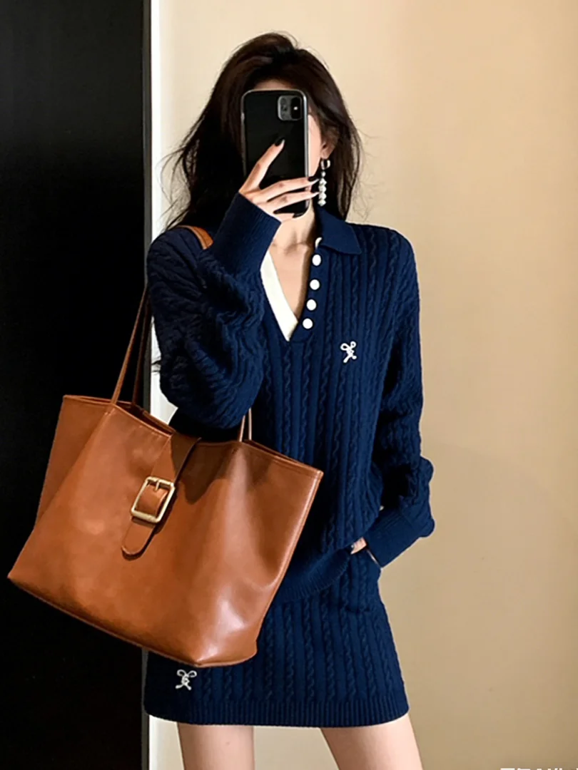 Unique Beautiful Winter Fashion Set Rich Girl Style Small Fragrance Wind Miu Series Popular Super Fire Set Short Knitted Swea...
Unique Beautiful Winter Fashion Set Rich Girl Style Small Fragrance Wind Miu Series Popular Super Fire Set Short Knitted Swea...