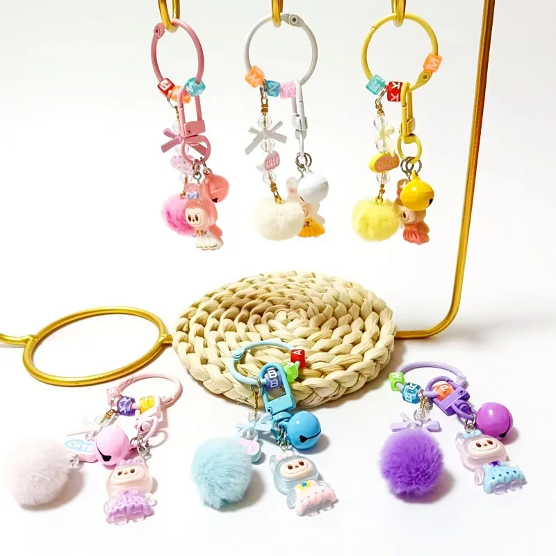 New Labubu Keychain Cartoon Doll Schoolbag Chain Kawaii Mobile Phone Pendant Car Decoration Dolls Women and Men Gift
New Labubu Keychain Cartoon Doll Schoolbag Chain Kawaii Mobile Phone Pendant Car Decoration Dolls Women and Men Gift