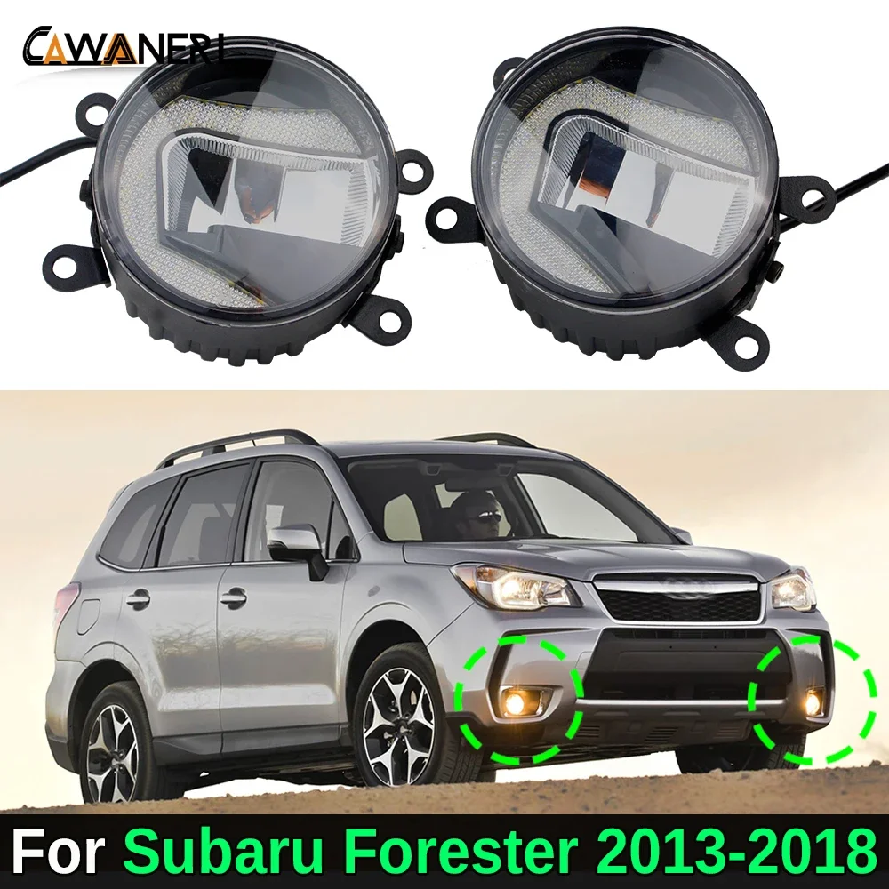 2 Pieces Aluminum Car Front LED Fog Light Daylight DRL 12V White For Subaru Forester 2013 2014 2015 2016 2017 2018 2019 2020
2 Pieces Aluminum Car Front LED Fog Light Daylight DRL 12V White For Subaru Forester 2013 2014 2015 2016 2017 2018 2019 2020