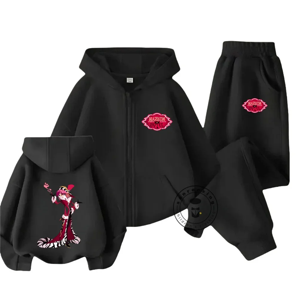 Hazbin Hotel Clothes Autumn Anime Hoodie Fleece Sweatshirt Kids Clothes Print Hoodies Pullover Boys Girls Hooded Sets
Hazbin Hotel Clothes Autumn Anime Hoodie Fleece Sweatshirt Kids Clothes Print Hoodies Pullover Boys Girls Hooded Sets