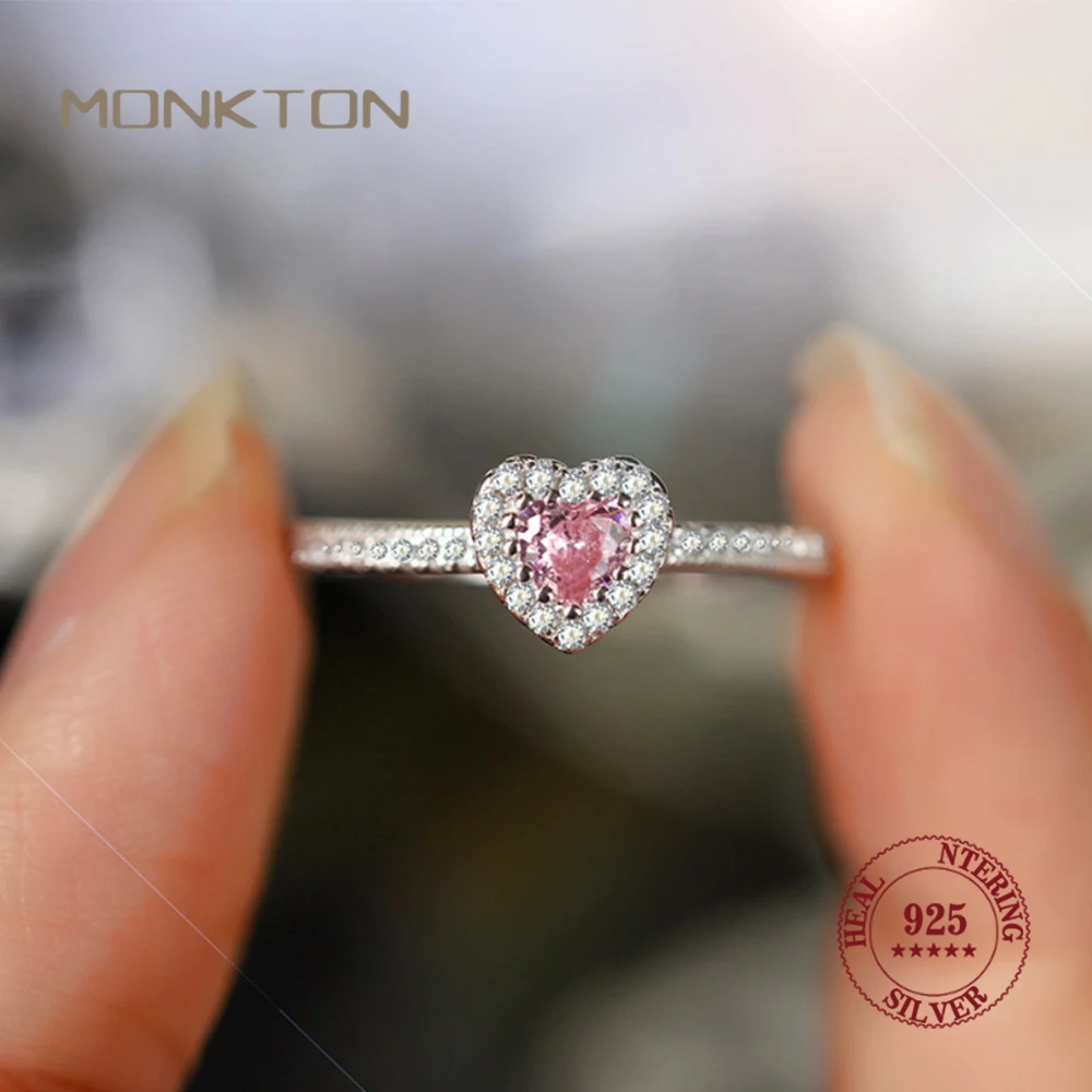 Monkton Real 925 Sterling Silver Zircon Love Heart Ring for Women Engagement Wedding Luxury High Quality Jewelry Accessories
Monkton Real 925 Sterling Silver Zircon Love Heart Ring for Women Engagement Wedding Luxury High Quality Jewelry Accessories