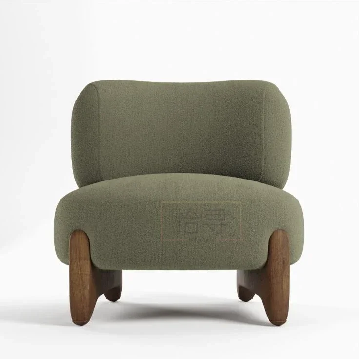 Cream medieval living room single designer lazy sofa chair lamb wool casual single chair
Cream medieval living room single designer lazy sofa chair lamb wool casual single chair