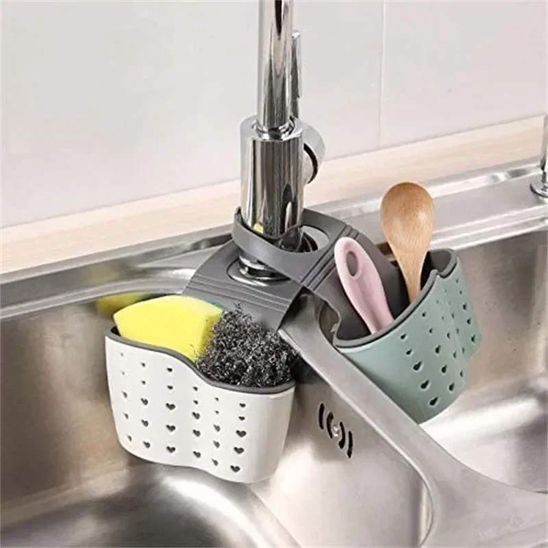 Sink Draining Hanging Basket Adjustable Kitchen Accessories Rubber Sink Bag Soap Sponge Shelf Faucet Holder Bathroom Tools
Sink Draining Hanging Basket Adjustable Kitchen Accessories Rubber Sink Bag Soap Sponge Shelf Faucet Holder Bathroom Tools