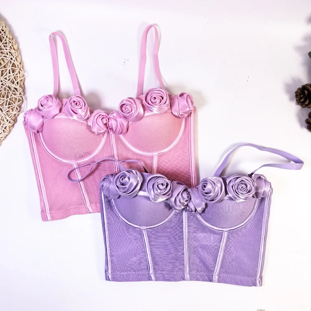 Sweet Memory 2025, шикарные майки с цветочной сеткой и открытыми плечами, тонкий корейский топ на бретелях, элегантные базовые укороченные топы, женская одежда-бюстье
Sweet Memory 2025, шикарные майки с цветочной сеткой и открытыми плечами, тонкий корейский топ на бретелях, элегантные базовые укороченные топы, женская одежда-бюстье