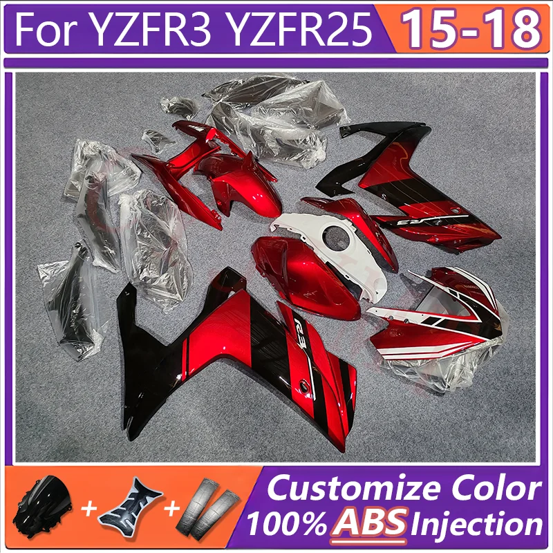 Motorcycle Aftermarket Fairings for YAMAHA YZFR3 YZFR25 2015-2017 2018 Fairing Kit YZF R3 R25 15 16-18 Paint Mold Bodywork Cover
Motorcycle Aftermarket Fairings for YAMAHA YZFR3 YZFR25 2015-2017 2018 Fairing Kit YZF R3 R25 15 16-18 Paint Mold Bodywork Cover