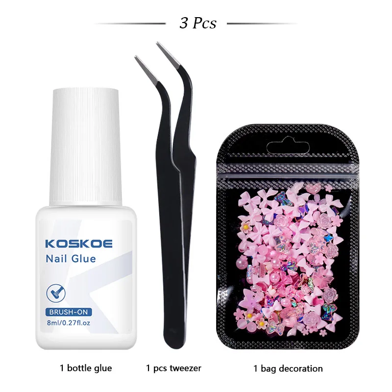 100pcs 3D Pink Purple Nail Charm Bowknot Flowers Mixed Nail Art Decoration DIY Nail Art Decoration Set with Adhesive Tweezers
100pcs 3D Pink Purple Nail Charm Bowknot Flowers Mixed Nail Art Decoration DIY Nail Art Decoration Set with Adhesive Tweezers