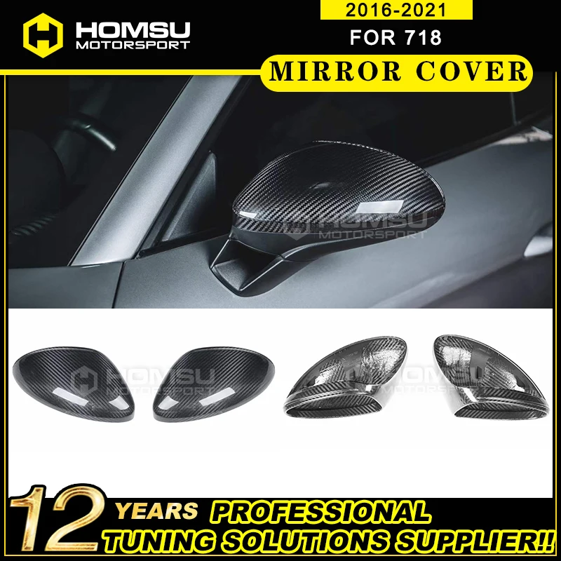2016-2021-Year Real Dry Carbon Fiber Car Side Mirror Cover Replacement For porsc he 718 For caym an For boxst er Dry CF Mirror
2016-2021-Year Real Dry Carbon Fiber Car Side Mirror Cover Replacement For porsc he 718 For caym an For boxst er Dry CF Mirror